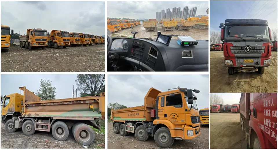 Dump truck camera system installation