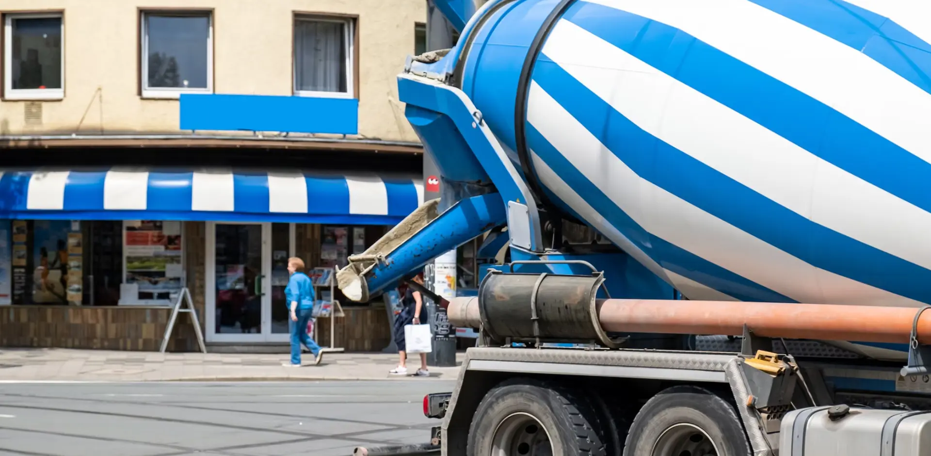 Cement mixer truck camera